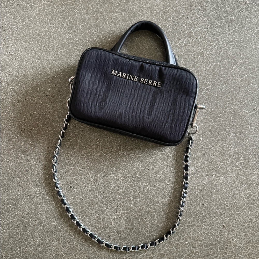 Marine Serre Mini Madame Noir Bag